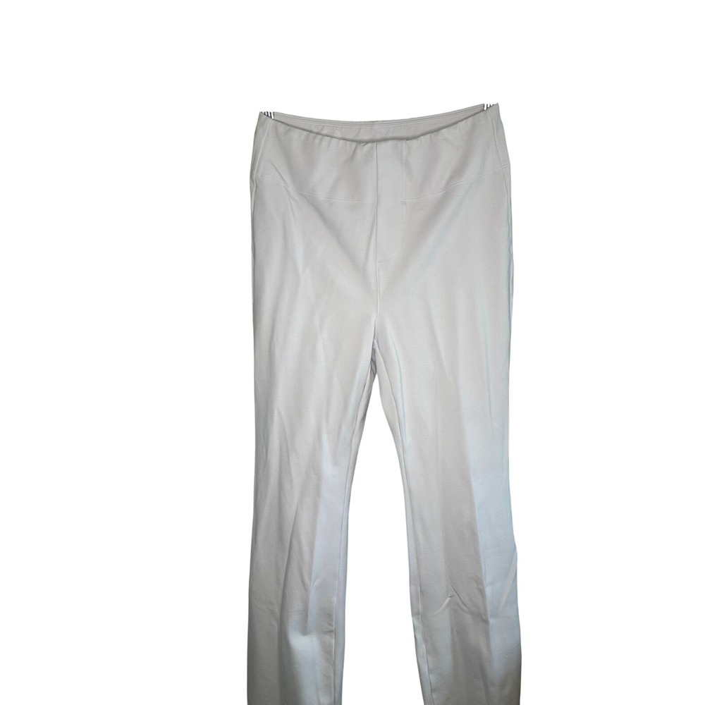 Halara High Waisted Pocket Flare Leg Pants Off White Regular Fit Women Size M